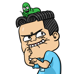 [LINEスタンプ] Ginjal ＆ Pijoi