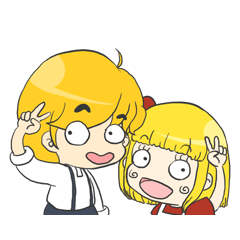 [LINEスタンプ] ヘンゼルとグレーテル