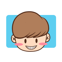 [LINEスタンプ] Chocoblue Boy