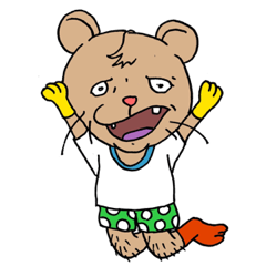 [LINEスタンプ] クマ二郎の色々