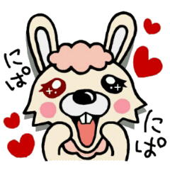 [LINEスタンプ] 桃色うさぎのモモちゃんの日常。