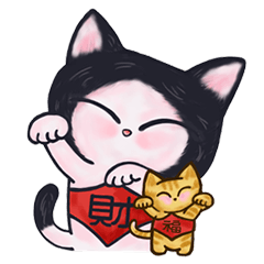 [LINEスタンプ] Dot-Dot Cat - Midtowncats