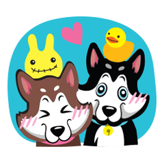 [LINEスタンプ] VEGAS The Husky