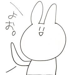 [LINEスタンプ] コチュジャン(ゆるいうさぎさん)