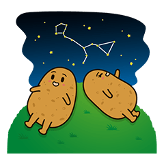 [LINEスタンプ] Potato King