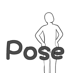 [LINEスタンプ] Poseの画像（メイン）
