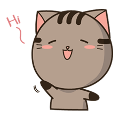 [LINEスタンプ] Den the cat