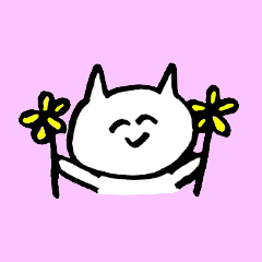 [LINEスタンプ] ねこde日常会話