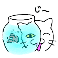 [LINEスタンプ] まる顔猫