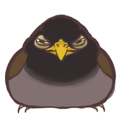 [LINEスタンプ] Proud Starling