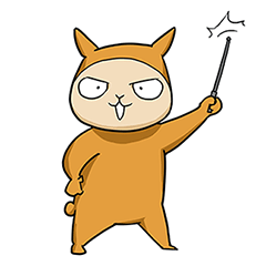 [LINEスタンプ] A-Cao:Watch out！