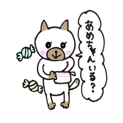 [LINEスタンプ] ねこちき。関西弁