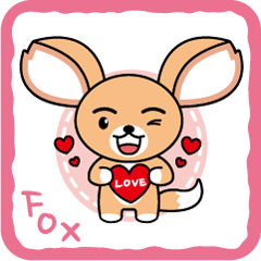 [LINEスタンプ] CUTE FOX ver1