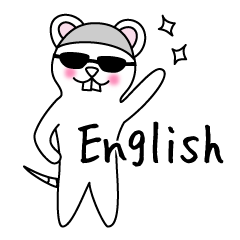 [LINEスタンプ] Overbite Chu (English Version)