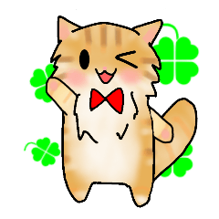 [LINEスタンプ] ふわふわ猫ちゃん