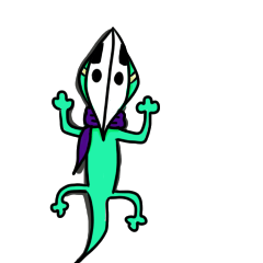 [LINEスタンプ] mask gecko