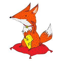 [LINEスタンプ] foolish fox