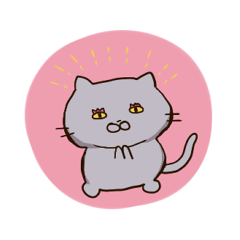 [LINEスタンプ] でぶ猫ブリちゃん