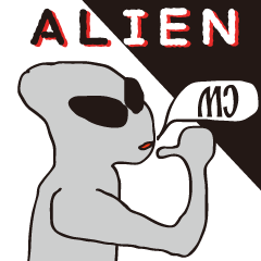 [LINEスタンプ] Alien conversation