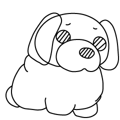 [LINEスタンプ] ぷにドッグメグ①