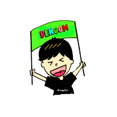 [LINEスタンプ] Dekcom's  Life