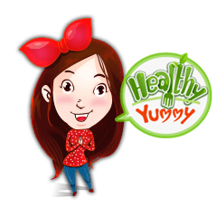 [LINEスタンプ] Healthy Yummy  girl