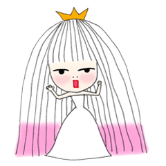 [LINEスタンプ] I'm Princess Ka