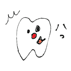 [LINEスタンプ] 歯のスタンプ(ハ行多め)の画像（メイン）