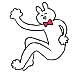 [LINEスタンプ] にちじょううさぎ