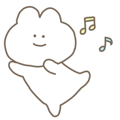 [LINEスタンプ] 耳の短いうさぎのスタンプ