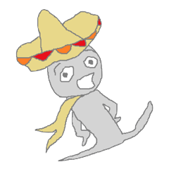 [LINEスタンプ] Mr.Grey in Mexico