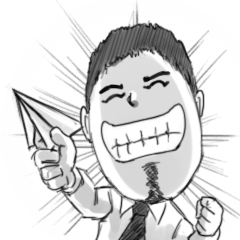 [LINEスタンプ] Poor Office Man 2