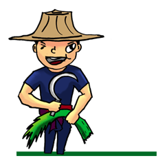 [LINEスタンプ] Mr rural men