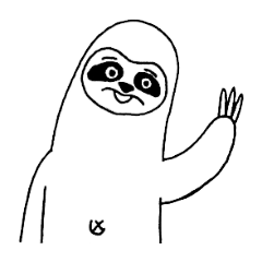 [LINEスタンプ] Hilarious Sloth