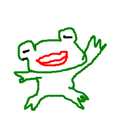 [LINEスタンプ] LIFE OF frog named EASON