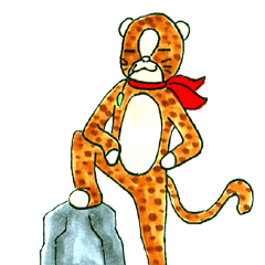 [LINEスタンプ] Dodi the Friendly Leopard