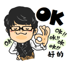 [LINEスタンプ] Tony Chen's bilingual funny sticker