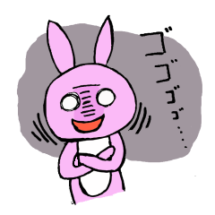 [LINEスタンプ] ウサギと餅人間 vol.1