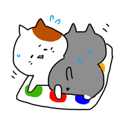 [LINEスタンプ] のんびりブチ猫むーたん日常系 第2弾