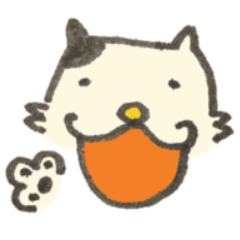 [LINEスタンプ] 手書き猫のはっちゃん