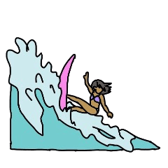 [LINEスタンプ] This is a Surfing Lifeの画像（メイン）