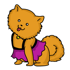 [LINEスタンプ] I Miss You, My Tiny Dog