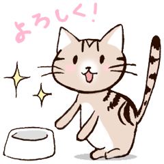 [LINEスタンプ] アメショのモカ