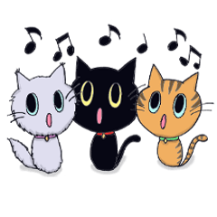 [LINEスタンプ] 3 Little Kittens