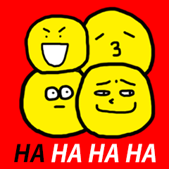 [LINEスタンプ] HA HA HA HA expression