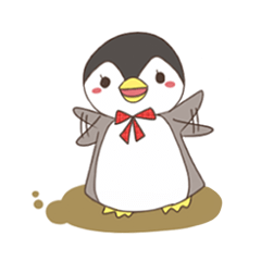 [LINEスタンプ] ペンギンのてんてん