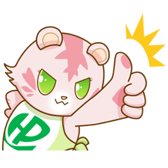 [LINEスタンプ] ピンクのトラの「ぴんとちゃん」