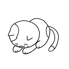 [LINEスタンプ] うたたねこ