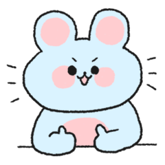 [LINEスタンプ] Hello！ CHICHI mouse ！