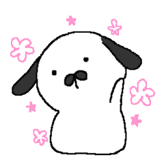 [LINEスタンプ] まめうさぎ